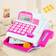 Shein Kids Supermarket Cash Register Playset Pretend Toy Educational Sales Checkout Counter for Girls