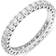 W Hamond Full Eternity Ring - White Gold/Diamonds