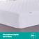 Silentnight Supersoft Luxury Quilted Mattress Cover White (190x90cm)