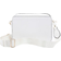 River Island Quilted Panel Cross Body Bag - White