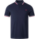 Fred Perry Twin Tipped Polo Shirt - Navy/Snow White/Burnt Red