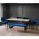 Julian Bowen Berwick Luxe Low Blue/Natural Dining Set 100x180cm 6pcs