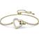 Swarovski Lovely Heart Bracelet - Gold/Transparent