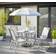 Dunelm 6-Piece Patio Dining Set, 1 Table incl. 4 Chairs
