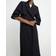River Island Tie Cuff Belted Duster Coat - Black