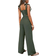 Shein VCAY Solid Crop Cami Top & Wide Leg Pants