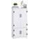 Homcom Accent White Storage Cabinet 60x123cm