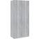 vidaXL Engineered Grey Sonoma Wardrobe 90x200cm