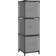 vidaXL 34x34x101cm Grey Storage Cabinet 34x101cm