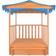Freeport Park Wood Square Sandbox with Cover