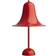 Verpan Pantop Bright Red Table Lamp 38cm