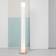 Flos Stylus White/Silver Floor Lamp 200cm