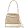 River Island Raffia Weave Bucket Bag - Gold