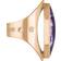 C W Sellors Large Oval Ring - Gold/Purple