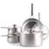 Merten & Storck Tri-Ply Stainless Steel Cookware Set with lid 8 Parts