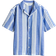 H&M Kid's Short Sleeved Resort Shirt - Blue/White Striped (1229019001)