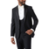 Burton Slim Fit Tuxedo Suit Jacket - Black