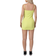 Public Desire Strappy Mini Curved Hem Dress - Lime