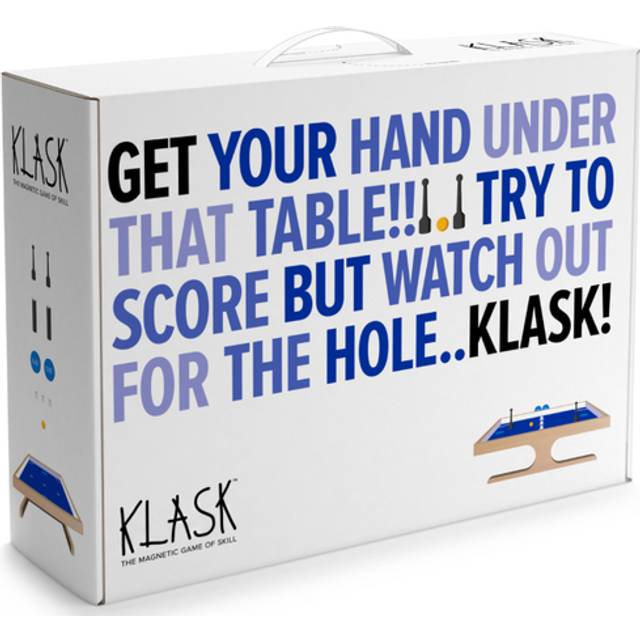 KLASK 4 : The 4 Player Magnetic Party Game of Skill That's Half Foosball,  Half Air Hockey 
