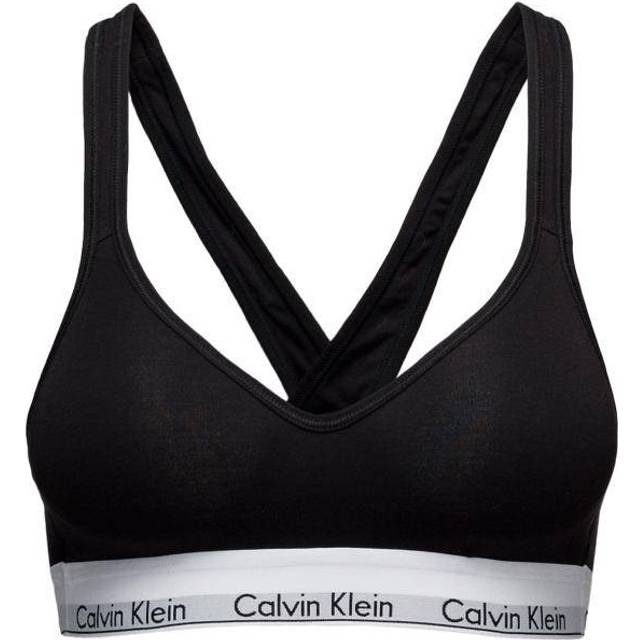 Calvin Klein Modern Cotton Lift Bralette - Black • Price »