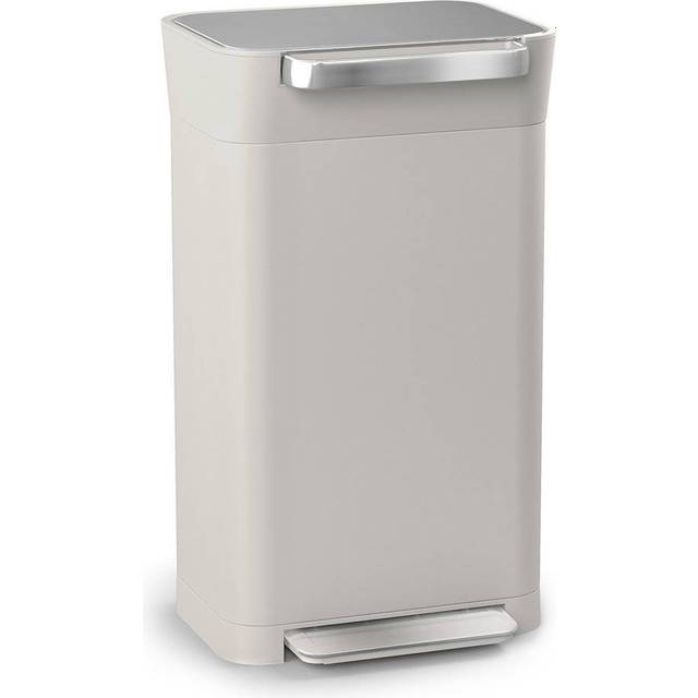  Joseph Joseph Intelligent Waste Titan Trash Can Compactor  Kitchen Bin with Odor Filter, Holds up to 60L After Compaction, Stainless  Steel, 20L : Home & Kitchen
