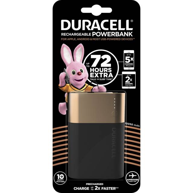 Duracell Powerbank 10050mAh • See best prices today »