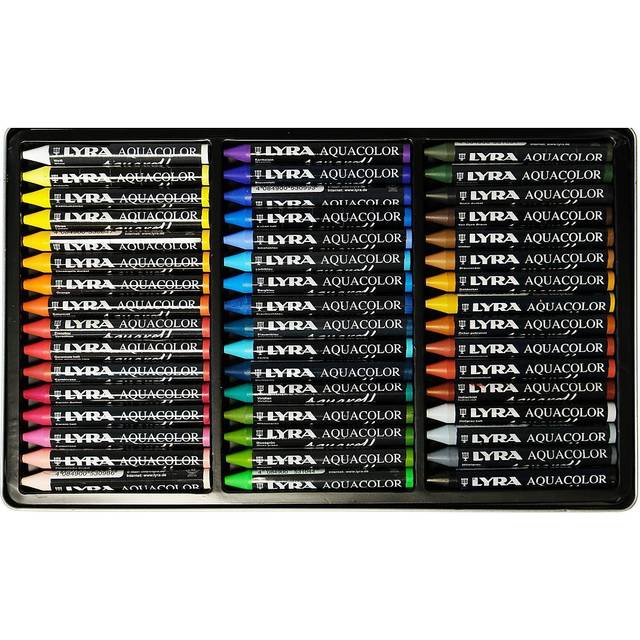 Daler-Rowney Lyra Aquacolor Water-Soluble Wax Crayons Pack of 12