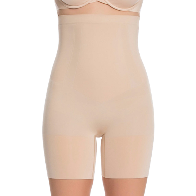 SPANX - OnCore mid-thigh high-rise stretch-jersey shorts