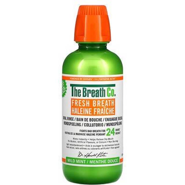 The Breath Co Fresh Breath Oral Rinse Icy Mint 500ml, Toiletries