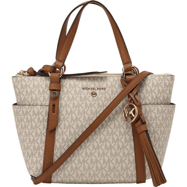Buy Michael Kors Sullivan Large Top-Zip Tote Bag, Brown Color Women