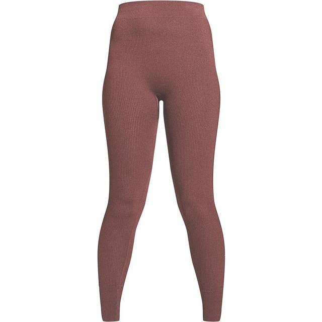 PrettyLittleThing Structured Contour Rib Leggings - Chocolate