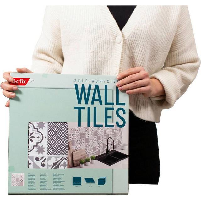 d-c-fix Oriental Tiles Self Adhesive Vinyl Wall Tiles Pack of 6 (0.56sqm)