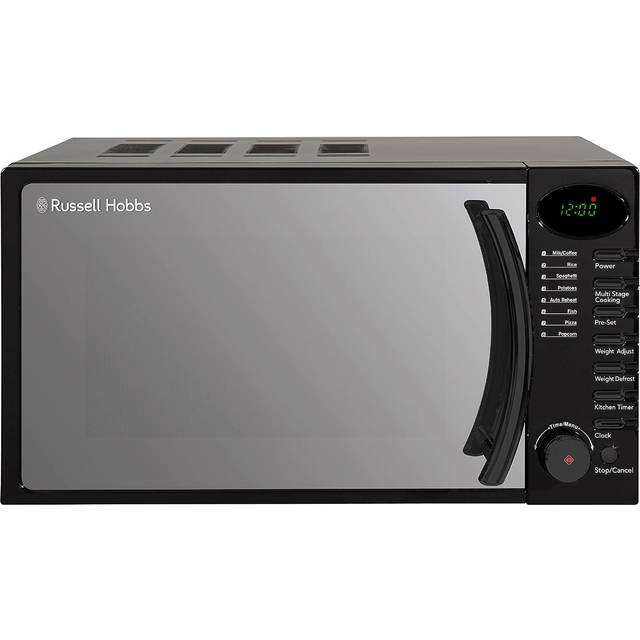 Russell Hobbs RHMD718C 17L Cream Retro Digital Microwave 