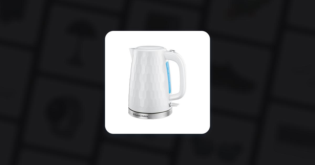 Russell Hobbs Honeycomb Textured Kettle 26050 - White