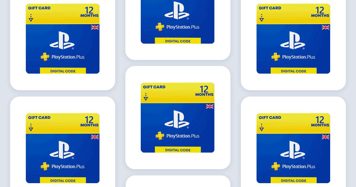  Sony 12 Month Playstation Plus Psn Membership Card 1