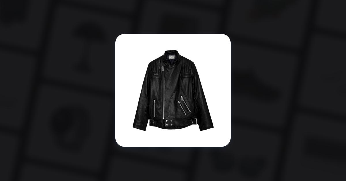 Zadig & Voltaire Liliam Leather Jacket • Prices